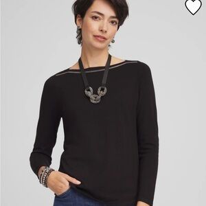 Chico's Classic Black Blouse